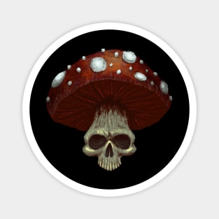 Skull Mushroom Magnet